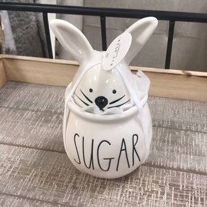 Rae Dunn Easter sugar with bunny lid